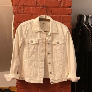 White denim jacket Gap Sz M